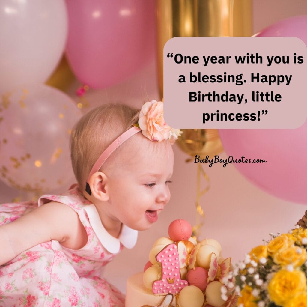 Baby Girl Dad's First Birthday With Baby Birthday Wishes For